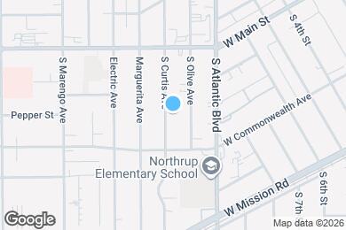 Map image of the property - 210 S Curtis Ave
