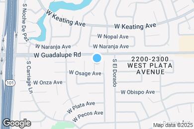 Map image of the property - 2831 S Don Luis Cir