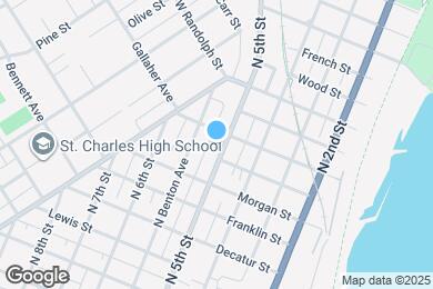 Map image of the property - 1015 N 5th St