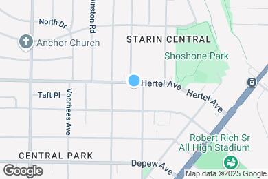 Map image of the property - 1899 Hertel Ave