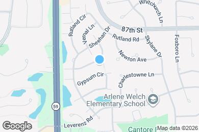 Map image of the property - 2923 White Thorn Cir