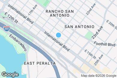 Map image of the property - 1408 21st Ave