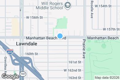 Map image of the property - 4130 Manhattan Beach Blvd
