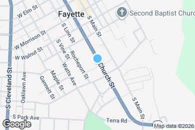 Map image of the property - 406 S Church St