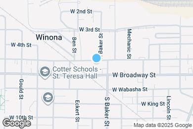 Map image of the property - 915 W 5th St