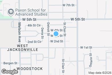 Map image of the property - 2938 W 3rd St