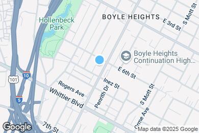Map image of the property - 617 S Soto St