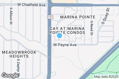 Map image of the property - 8521 S Upham Way