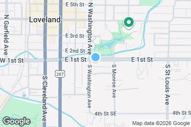 Map image of the property - 516 E 1st St