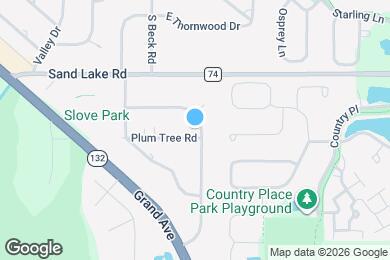 Map image of the property - 416 Deerpath Dr