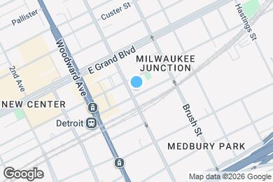 Map image of the property - 207 E Baltimore Ave