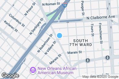 Map image of the property - 1377 St Bernard Ave
