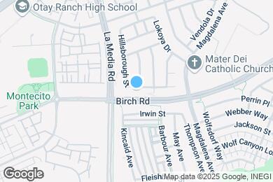 Map image of the property - 1624 Hillsborough St