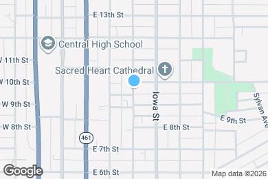 Map image of the property - 939 Pershing Ave