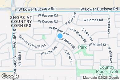 Map image of the property - 9555 W Miami St