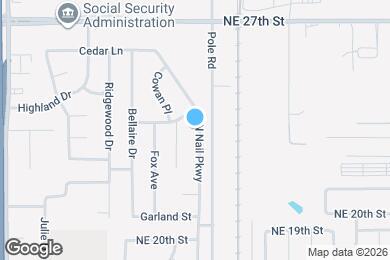 Map image of the property - 2313 N Nail Pkwy