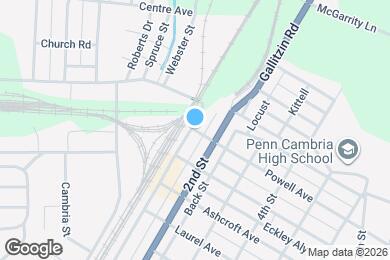 Map image of the property - 101 Powell Ave