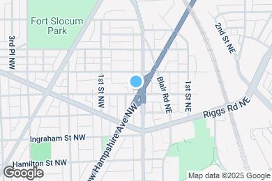 Map image of the property - 5500 New Hampshire Ave NW