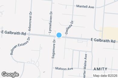 Map image of the property - 3647 E Galbraith Rd