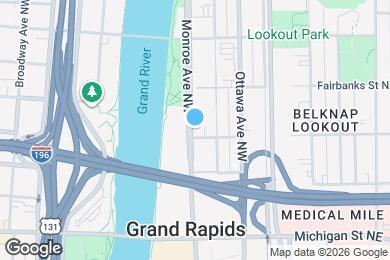 Map image of the property - 600 Monroe Ave NW