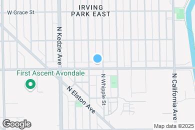 Map image of the property - 3044 W Addison St