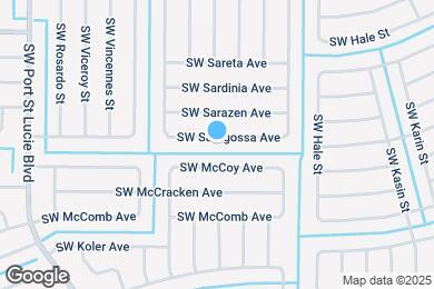 Map image of the property - 700 SW Saragossa Ave