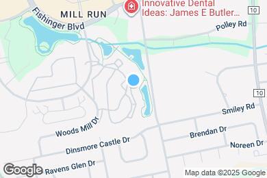 Map image of the property - 3388 Fishinger Mill Dr