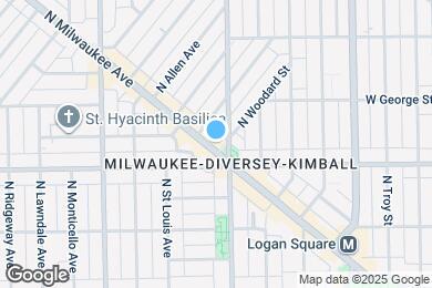 Map image of the property - 2825 N Milwaukee Ave