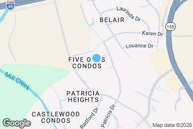 Map image of the property - 116-115 Five Oaks Dr