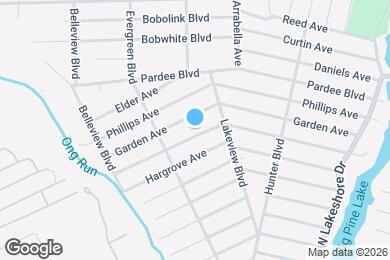 Map image of the property - 332 Dennis Ave