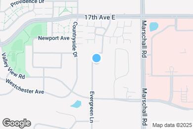 Map image of the property - 1823 Evergreen Ln