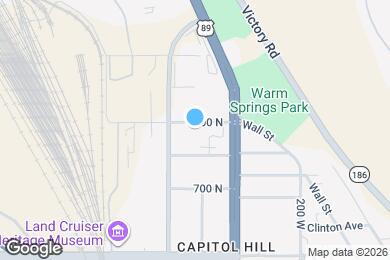 Map image of the property - 351 W 800 N