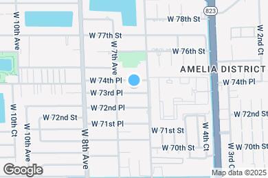Map image of the property - 655 W 73rd Pl