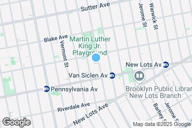 Map image of the property - 580 Miller Ave
