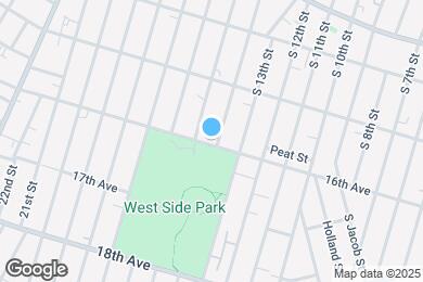 Map image of the property - 235 16th Ave