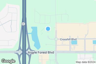 Map image of the property - Argyle Lake at Oakleaf Town Center