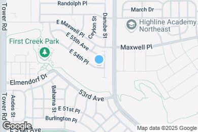 Map image of the property - 19189 E 54th Pl