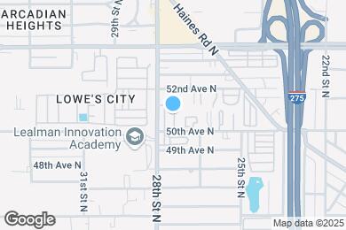 Map image of the property - 2701 50th Ave N