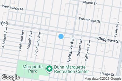 Map image of the property - 3829 Pennsylvania Ave