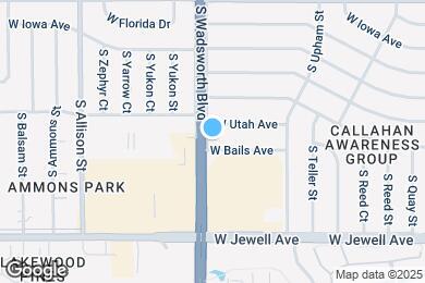 Map image of the property - 1830 S Wadsworth Blvd