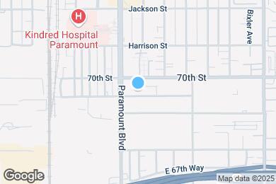 Map image of the property - 2845 E Thompson St