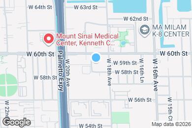 Map image of the property - 5901 W 18th Ct