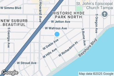 Map image of the property - 2009 W Dekle Ave