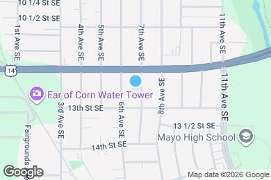 Map image of the property - 1229 7th Ave SE