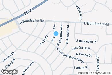 Map image of the property - 907 N Yuma Ave