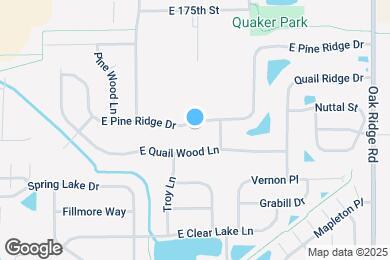 Map image of the property - 265 E Pine Ridge Dr