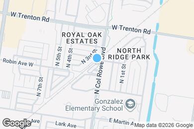 Map image of the property - 7027 N 3rd St