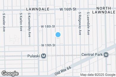 Map image of the property - 1845 S Springfield Ave