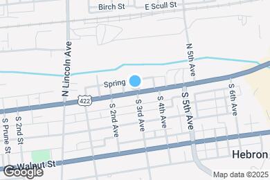 Map image of the property - 221 E Cumberland St