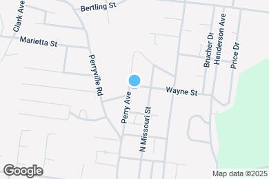 Map image of the property - 1517 Wayne St
